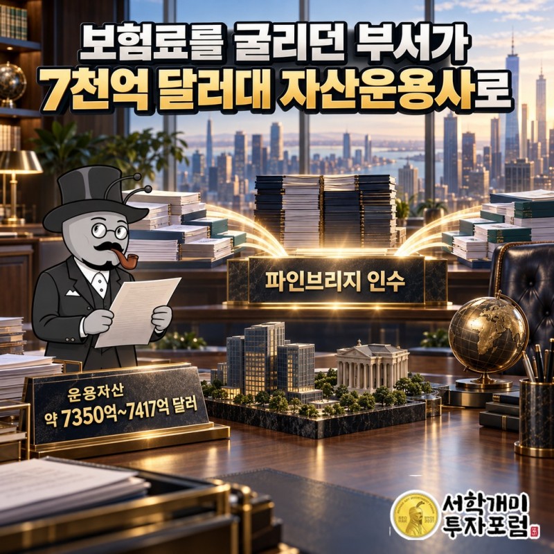 보험료를 굴리던 MIM이 파인브리지 인수로 운용자산 7천억 달러대 운용사가 된 과정